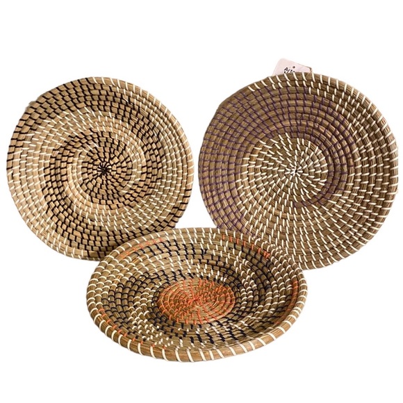 Art New Set 3 Woven Seagrass Wall Art Poshmark